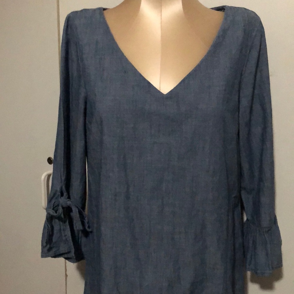J.Crew 6, Blue soft light denim dress